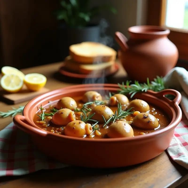 Caracoles a la Llauna con Hierbas Provenzales: Receta Catalana en Horno