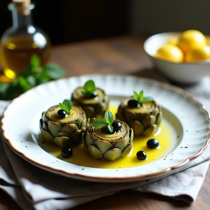 Carciofi alla Romana con Alcachofas y Hierbas: Receta Italiana Detox y Sin Gluten