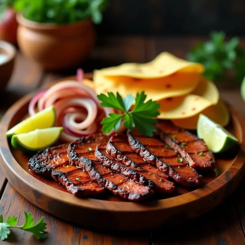 Carne Asada a la Talla: Receta Mexicana con Marinado de Achiote y Naranja