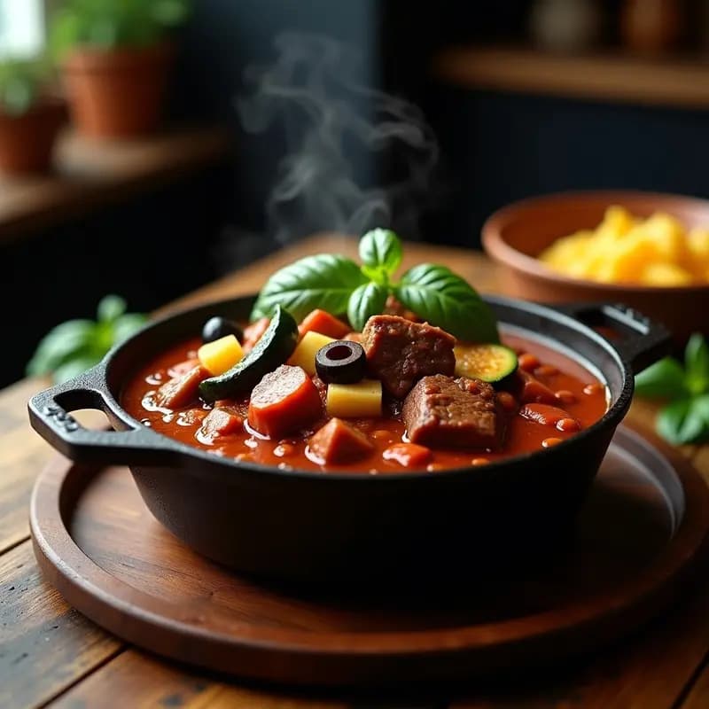 Casoela Gaúcha de Carne y Verduras: Receta Brasilera de Olla Única Keto