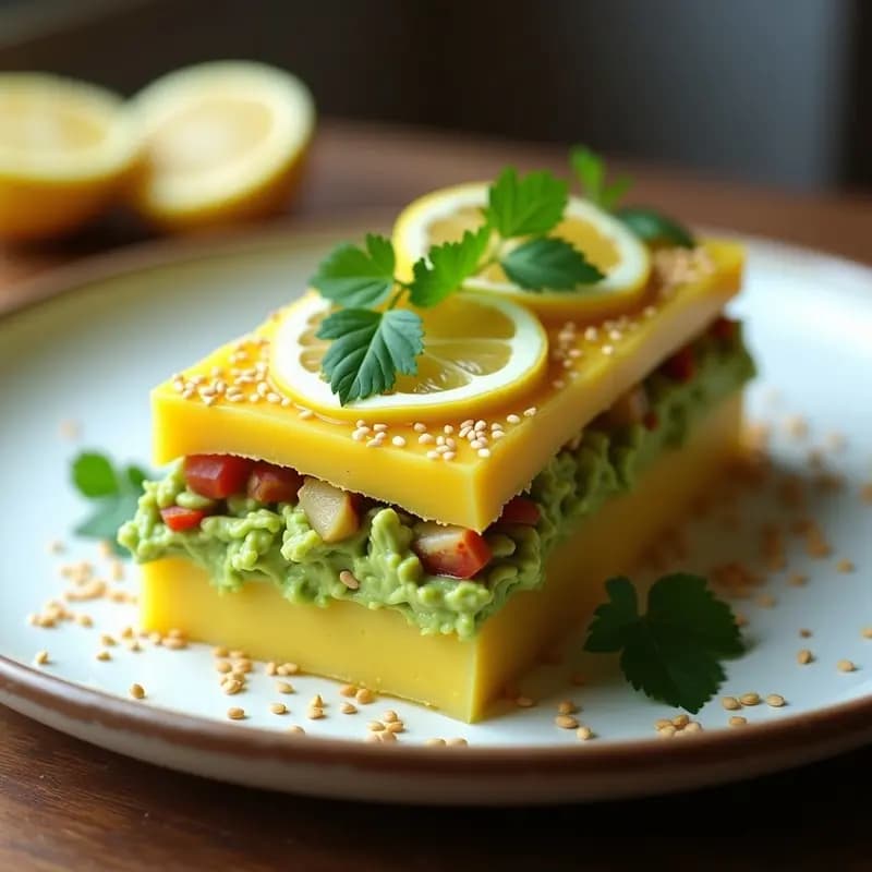 Causa Rellena de Aguacate y Palta con Limón: Receta Peruana Vegana y Sin Cocinar