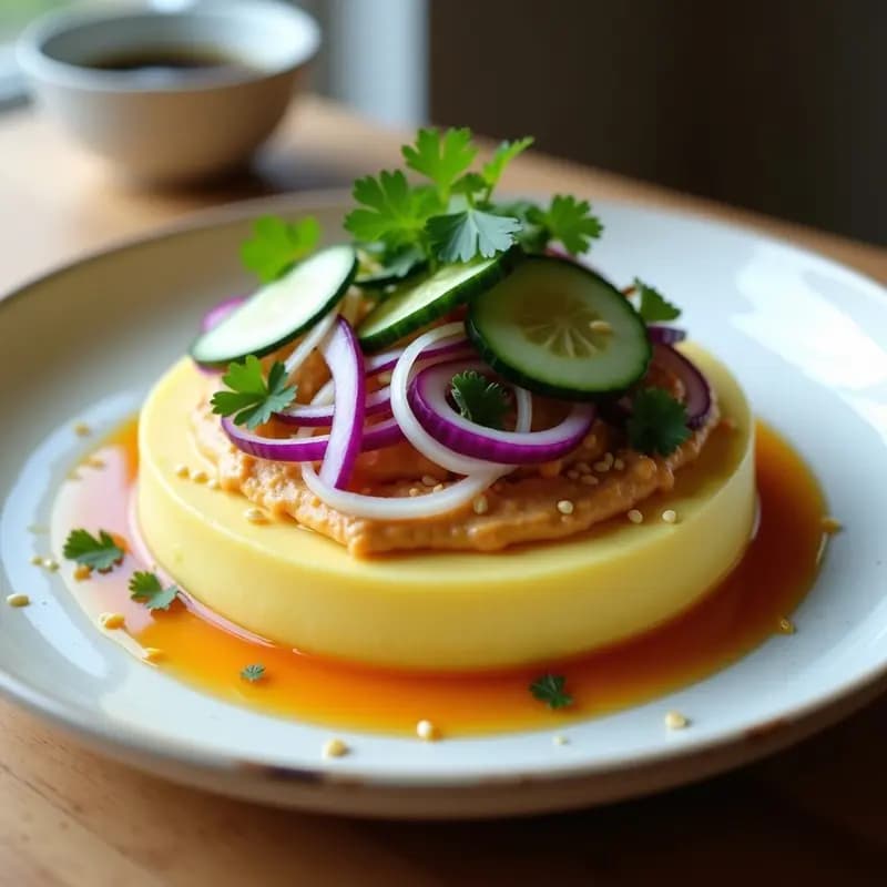 Causa Rellena de Hummus y Vegetales Encurtidos: Receta Peruana Vegana y Sin Cocción