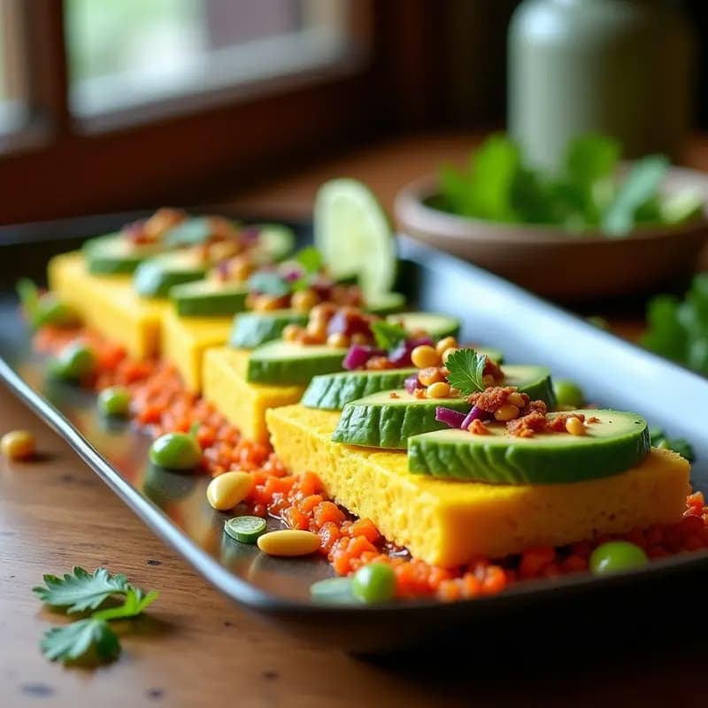 Causa Lima de Lentejas y Aguacate: Receta Peruana Vegana Sin Patata en 25 Minutos