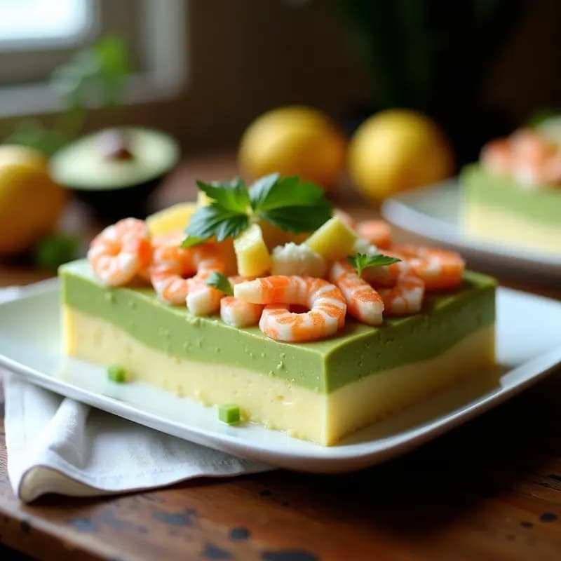 Causa Limeña de Aguacate y Camarones: Receta Peruana con Toque Gourmet en 30 Minutos