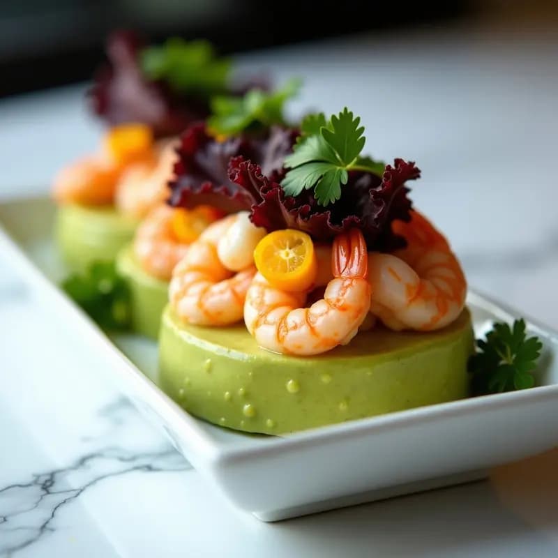 Causa Limeña de Aguacate y Langostinos: Entrante peruano keto y sin harina