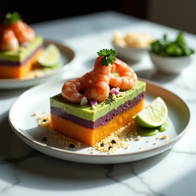 Causa Limeña de Aguacate y Langostinos: Receta Peruana Refreshante y Alta en Omega-3