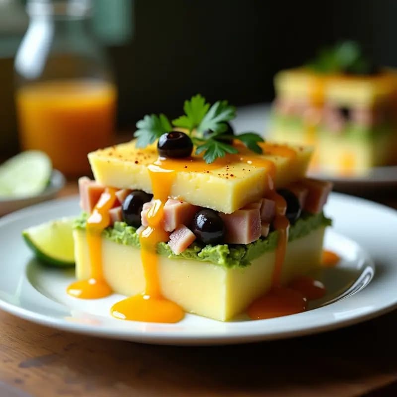 Causa Limeña con Relleno de Aguacate y Ventresca: Receta Peruana en Capas Frías