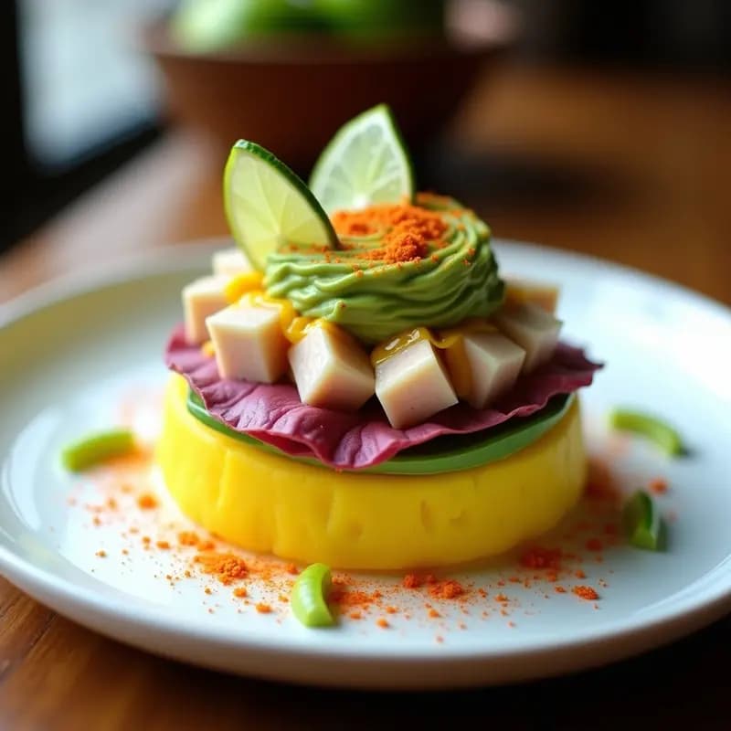 Causa Limeña de Papa Amarilla con Atún y Aguacate: Receta Peruana Rápida y Fotogénica