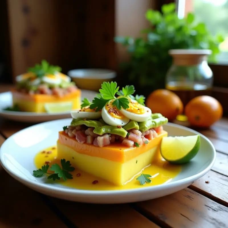 Causa Limeña de Atún y Palta con Ají Amarillo: Receta Peruana Sin Gluten y Alta en Omega-3