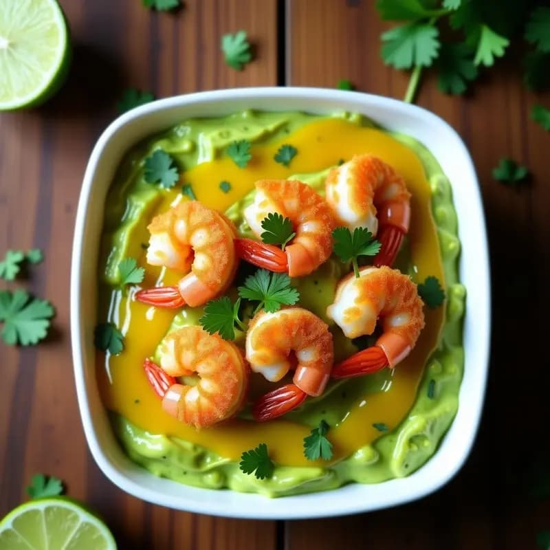 Causa Limeña de Palta y Camarones: Entrante Peruano Crujiente y Fresco