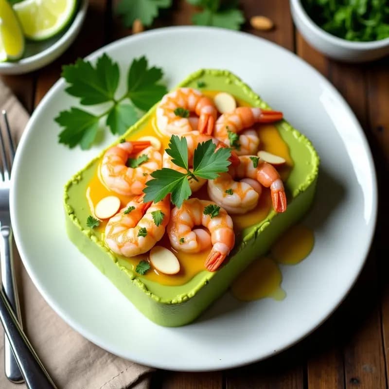 Causa Limeña de Palta y Langostinos: Receta Peruana Keto y Sin Papa en Molde