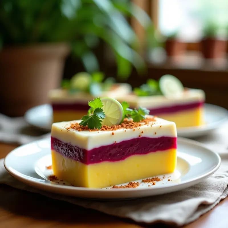 Causa Limeña de Remolacha y Queso de Almendras: Versión Vegana y Sin Gluten