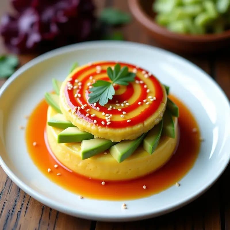 Causa de Palmito y Aguacate con Salsa de Rocoto: Receta Peruana Sin Gluten y Vegana