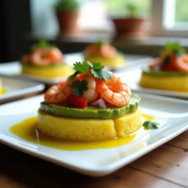Causa Rellena de Palta y Langostinos: Entrante Peruano Sin Horno