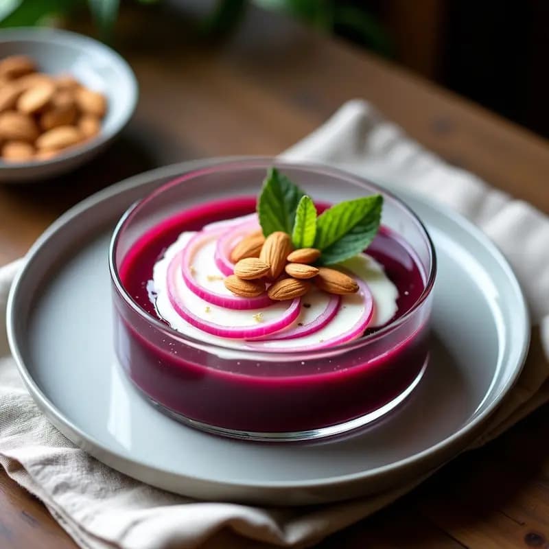 Causa de Remolacha y Queso de Almendras: Receta Peruana Sin Papa y Keto