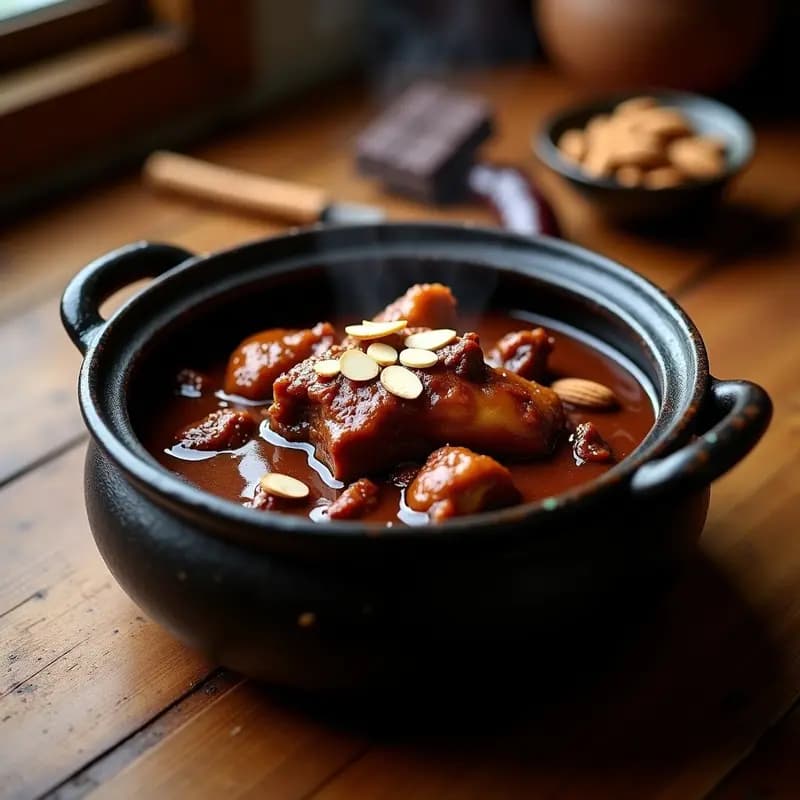 Cazuela Azteca de Chocolate y Chile Ancho: Receta Única con Toque Picante y Afrodisíaco