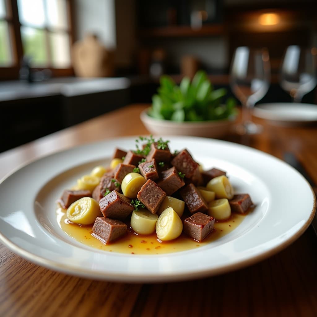 Cazuela de Cordero con Alcachofas y Azafrán: Receta Marroquí en Olla Lenta y Baja en Carbohidratos