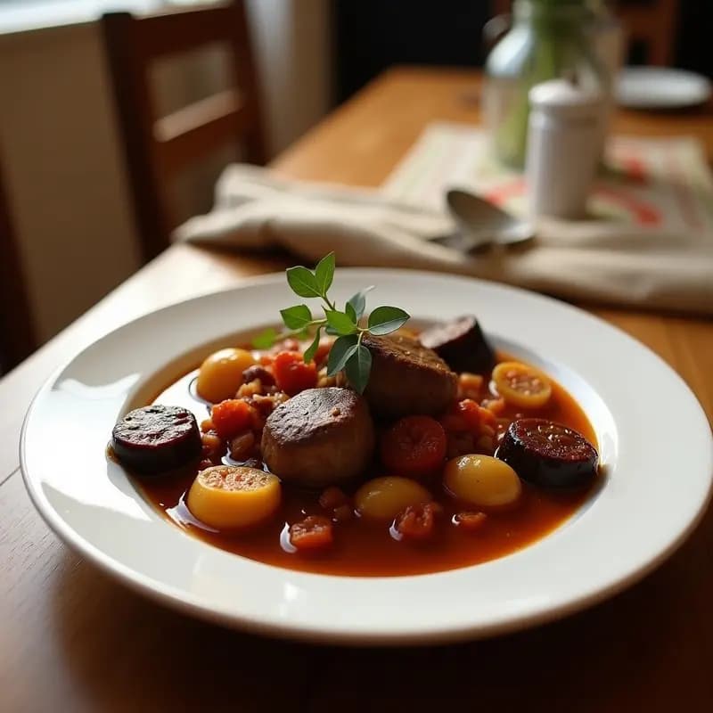 Cazuela de Cordero con Berenjenas y Tomates Secos: Receta Marroquí en Olla Exprés
