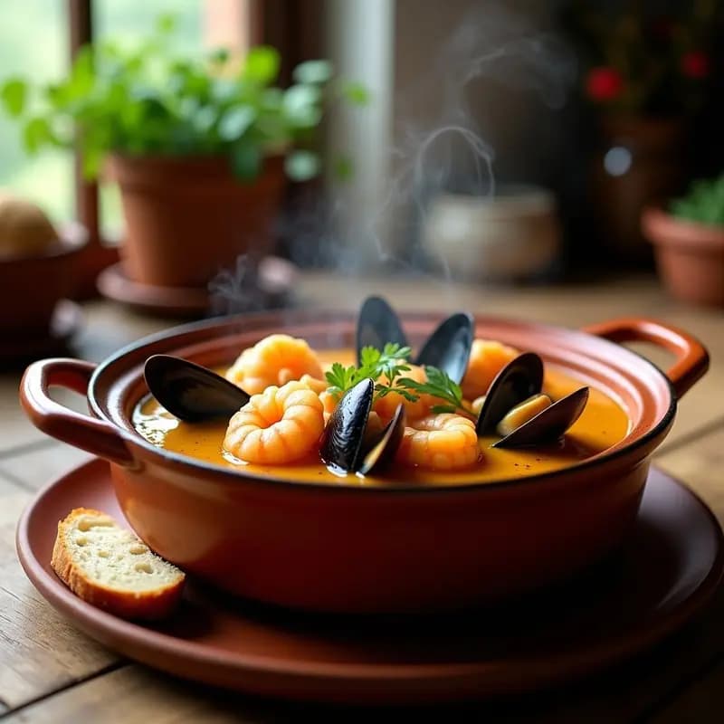 Cazuela de Marisco Gallego: Receta Tradicional con Toque Moderno en 30 Minutos