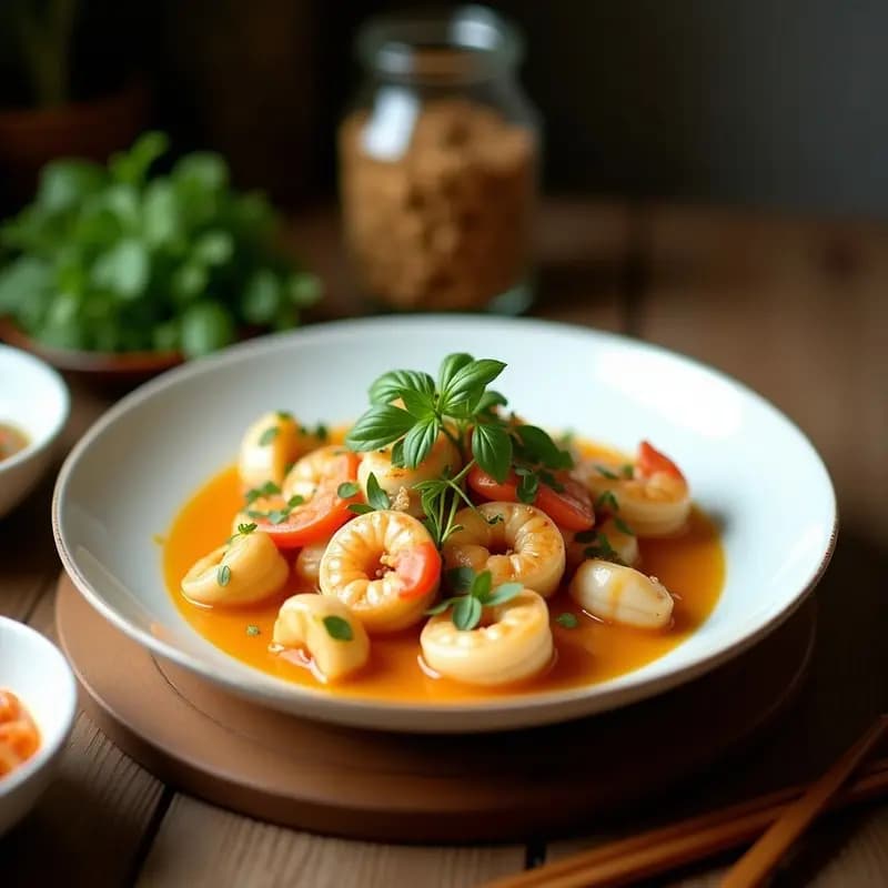 Cazuela de Mariscos con Leche de Coco y Jengibre: Receta Chilena Rápida y Sabrosa