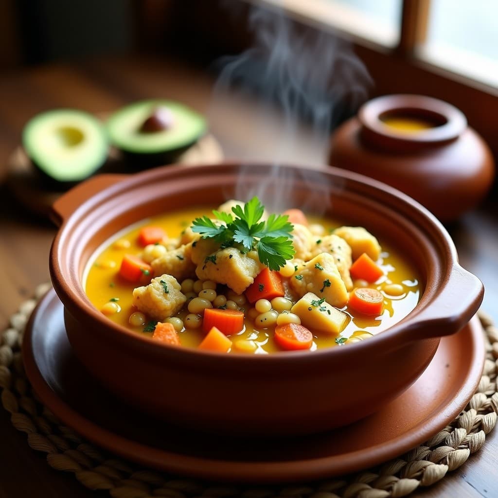 Cazuelita de Pollo al Ají Amarillo con Quinoa: Receta Peruana en Olla Lenta y Alta en Proteína