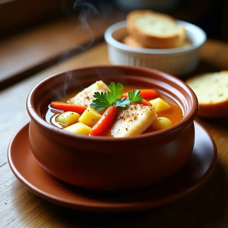 Cazuelita de Pescado Reineta: Receta Chilena Tradicional en 30 Minutos