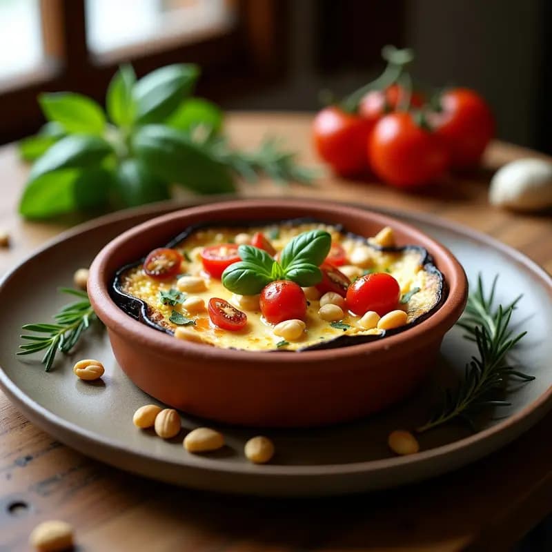 Cazuelita Mágica de Berenjena y Queso de Cabra: Receta Rápida de Horno con Toque Gourmet
