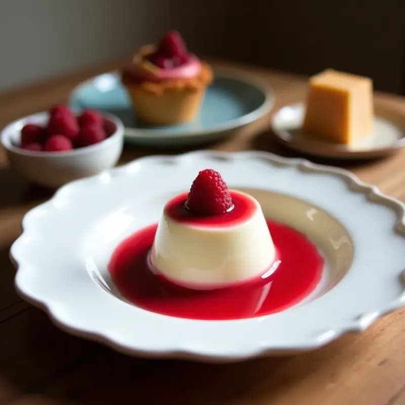C evaporado de Leche de Coco y Maracuyá con Couli de Frambuesa: Postre Vegano Sin Azúcar en 3 Capas