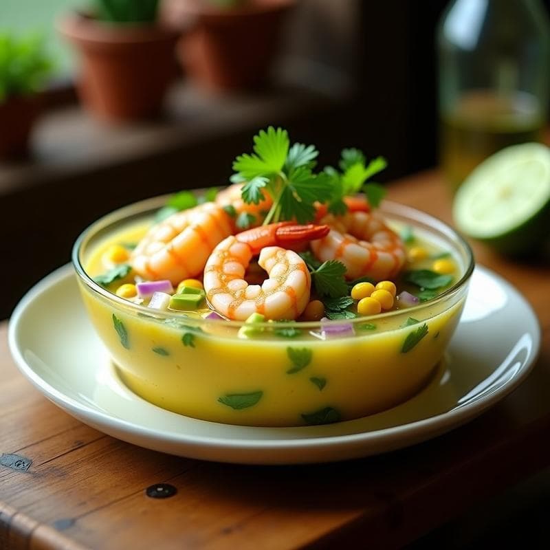 Cebiche de Camarón con Lulo: Receta Colombiana Auténtica y Refrescante en 20 Minutos