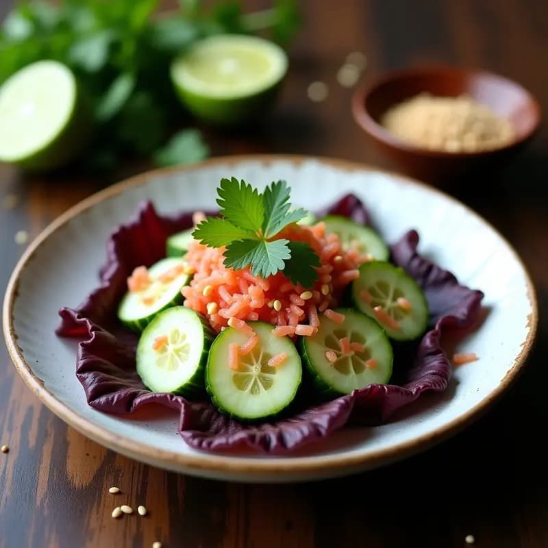 Cebiche de Camu Camu y Pepino: Receta Peruana Viral con Superalimento