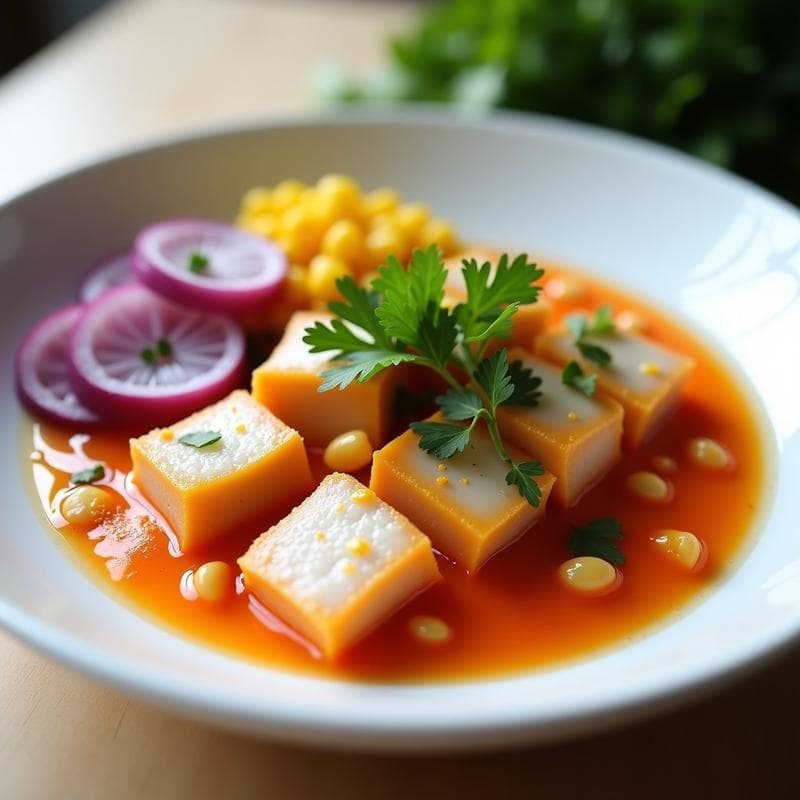 Cebiche de Camu Camu y Pescado Blanco: Receta Peruana Antioxidante en 15 Minutos
