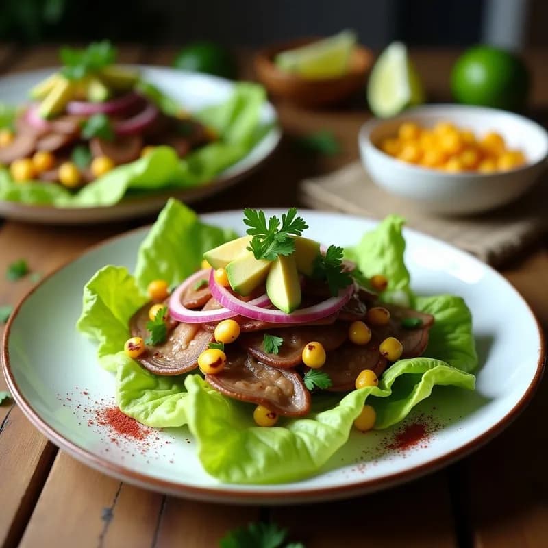 Cebiche de Hongos Portobello: Receta Vegana con Limón y Cilantro en 20 Minutos