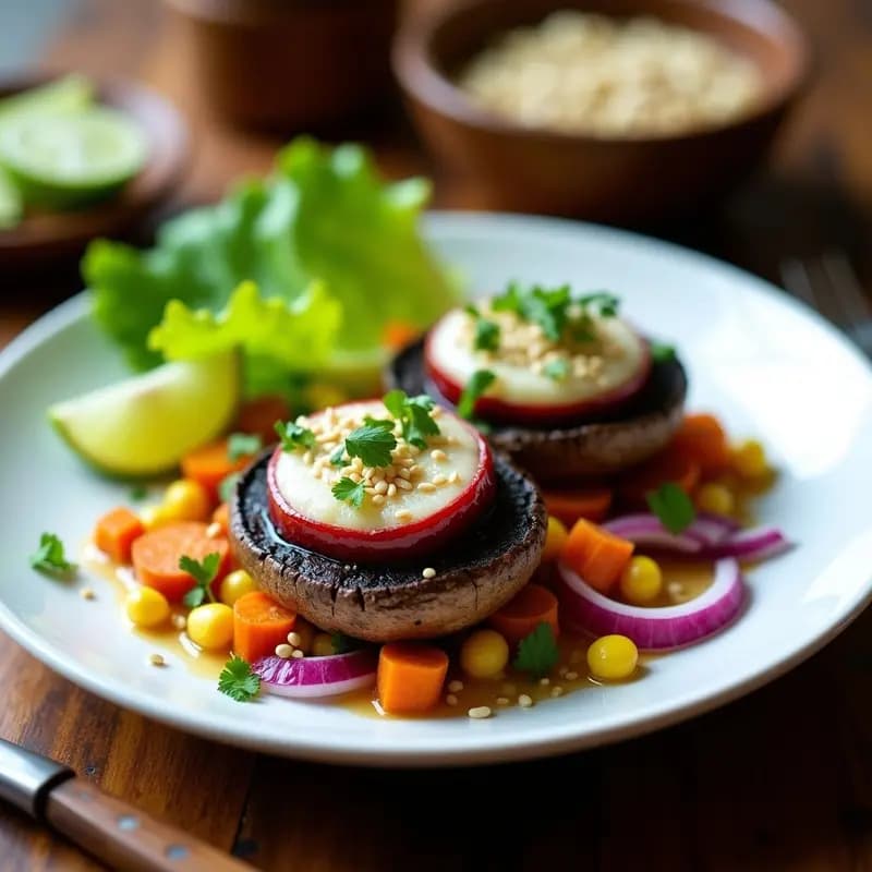 Cebiche de Hongos Portobello Vegano: Receta Peruana Sin Pescado con Toque Citrico
