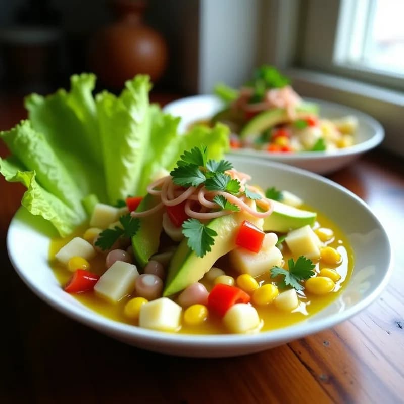 Cebiche de Palmito Vegano: Receta con Leche de Tigre de Lima y Cítricos en 15 Minutos