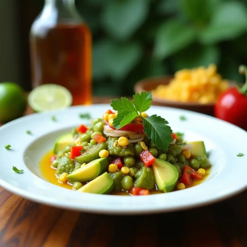 Cebiche de Palmito Verde: Receta Amazónica Vegana y Refrescante en 15 Minutos