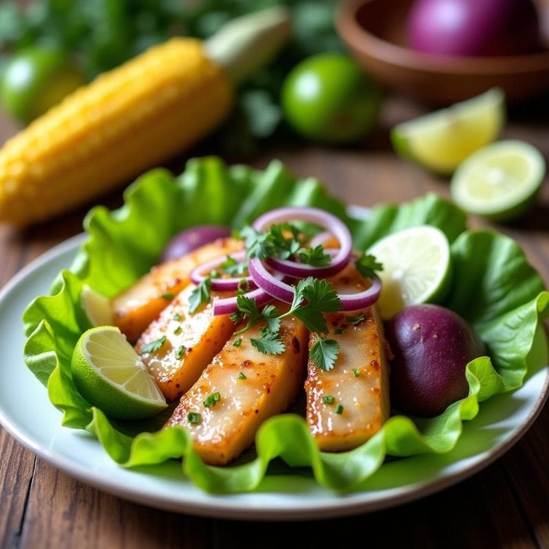 Cebiche Limeño de Corvina: Receta en Airfryer con Toque Tradicional en 15 Minutos