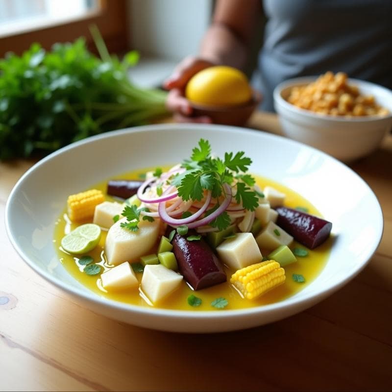 Cebiche Peruano Auténtico: Receta Original con Leche de Tigre y Toque Citrico