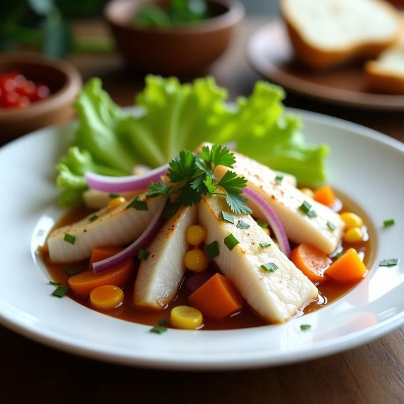 Cebiche Peruano de Lenguado: Receta en Airfryer Sin Aceite y Ultra Fresca
