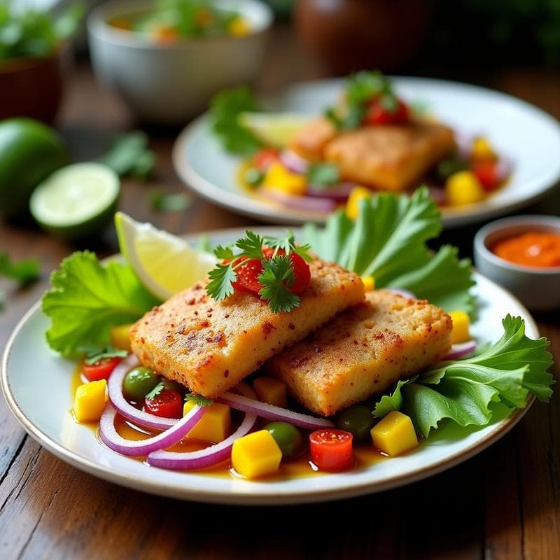 Cebiche de Trucha Ahumada: Receta Peruana en Airfryer con Toque Crujiente