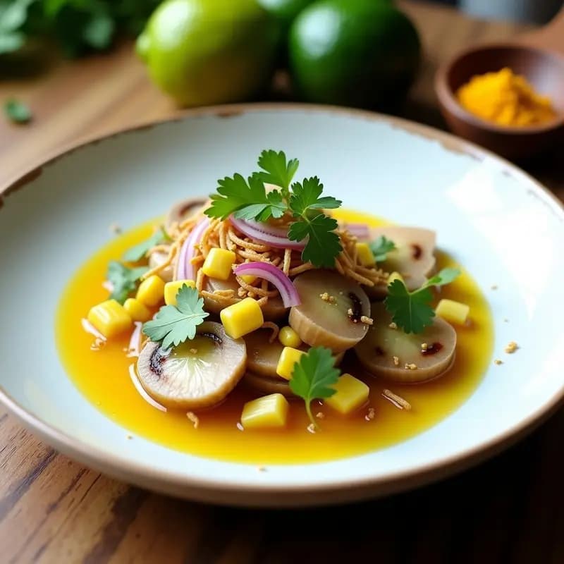 Cebiche Vegano Peruano con Cítricos: Receta Express con Sabores Auténticos