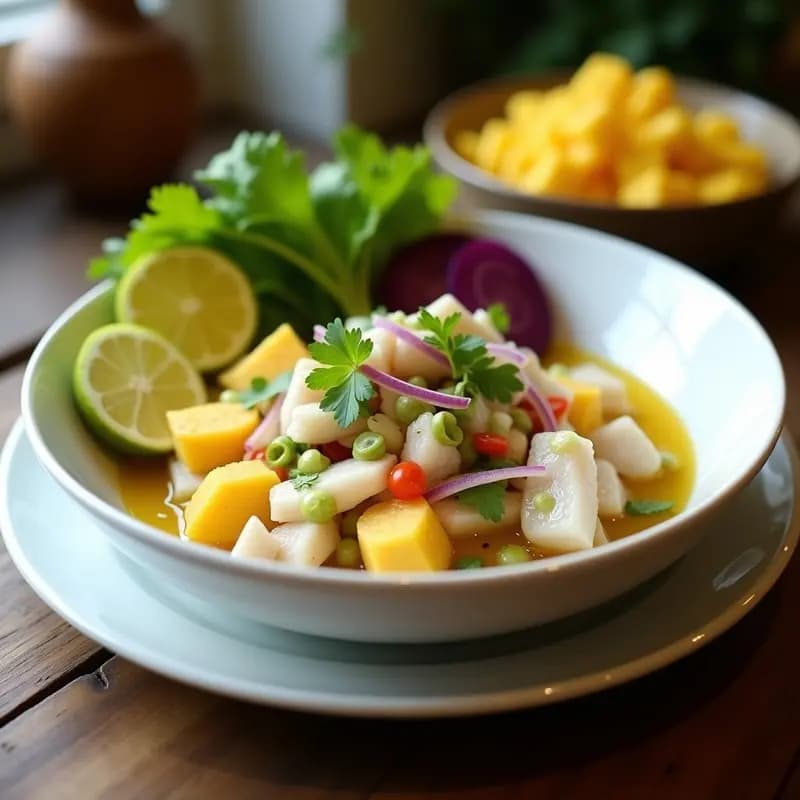 Cebiche Piurano: Receta Peruana Auténtica con Toque de Limón Sutil en 15 Minutos