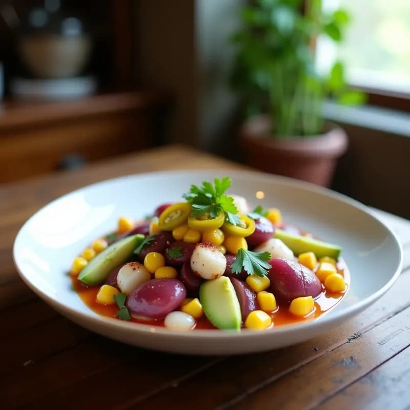 Cebiche de Pulpo con Palta y Ají Amarillo: Receta Peruana Auténtica en 20 Minutos