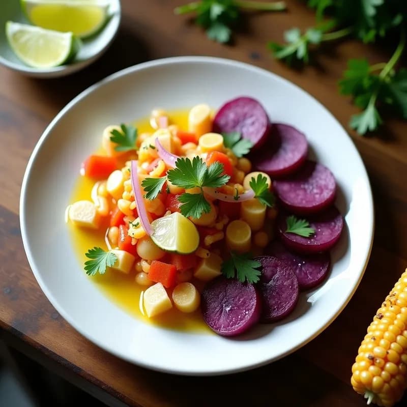 Cebiche Vegano de Corazón de Palma y Chonta: Receta Amazónica Sin Pescado en 15 Minutos