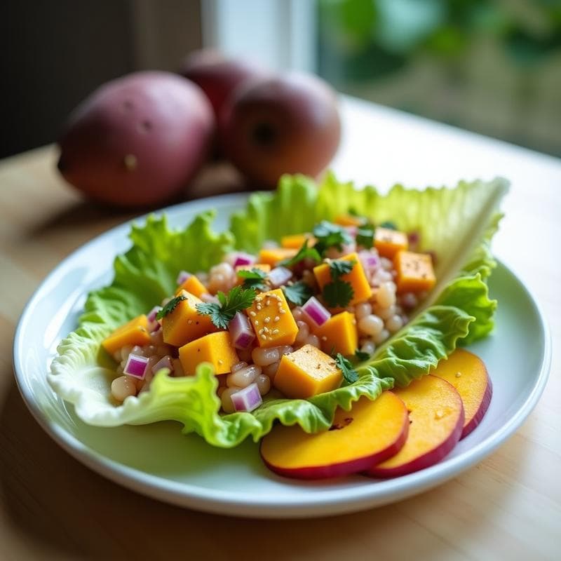 Cebiche Vegano de Corazón de Palma y Mango: Receta Peruana Fresca y Sin Pescado