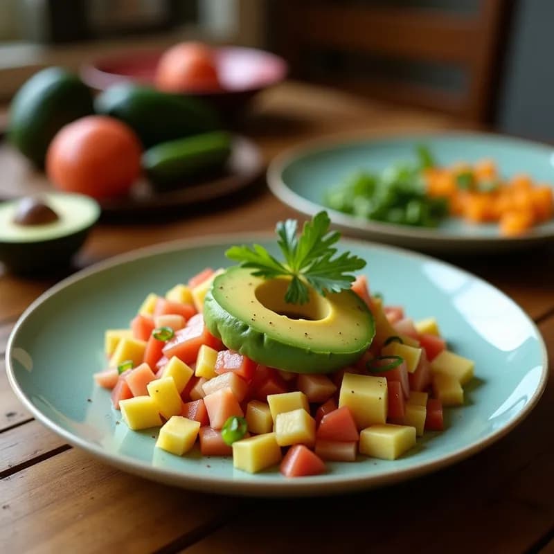 Cebiche Vegano de Corazón de Palmito y Aguacate: Receta Peruana Sin Pescado en 15 Minutos