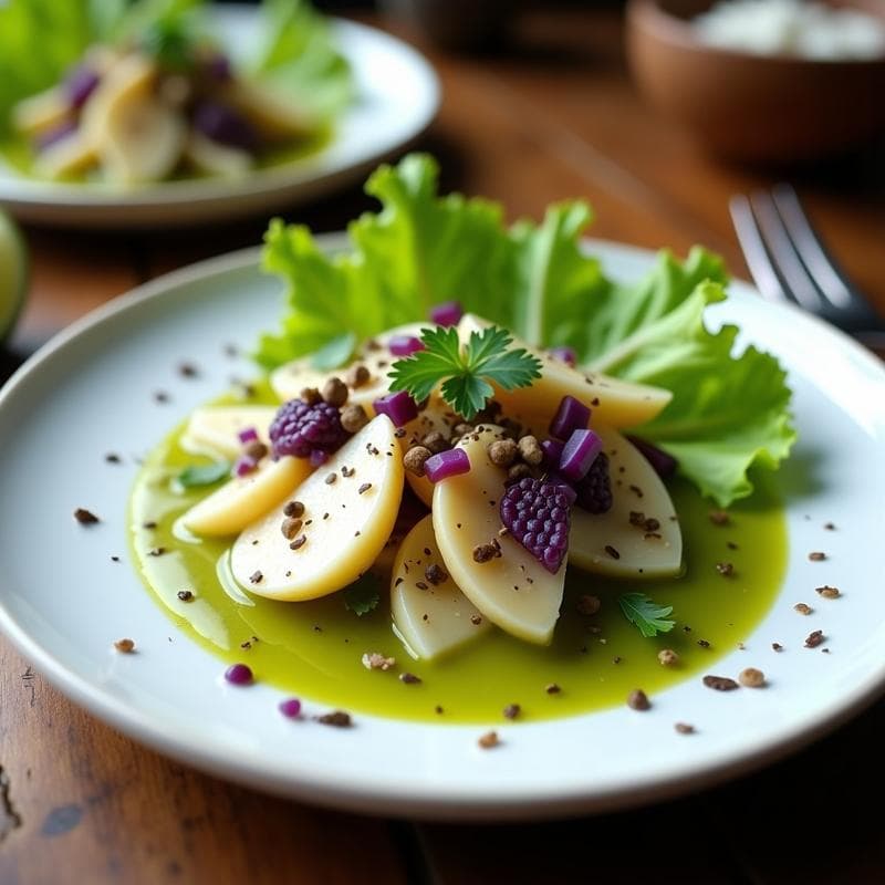 Cebiche Vegano de Corazón de Palmito: Receta Umami en 15 Minutos con Toque Peruano