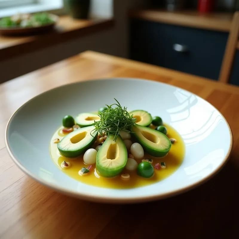 Cebiche Vegano de Corazón de Palma y Algas: Receta Fresca con Aguacate en 15 Minutos