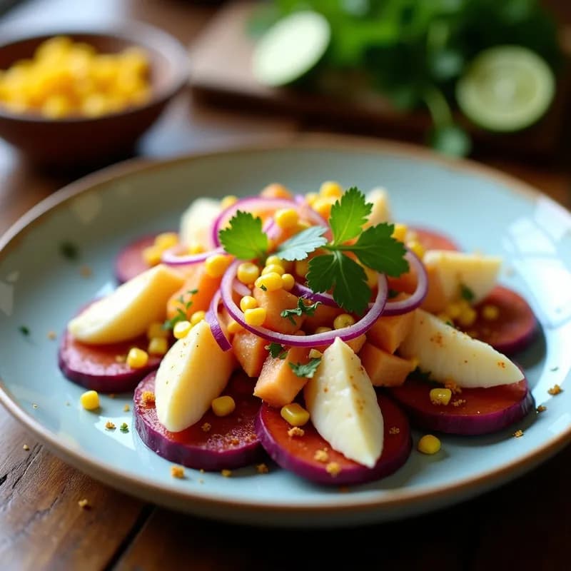 Cebiche Vegano de Corvina de Jackfruit: Receta Peruana Fresca y Alta en Proteína