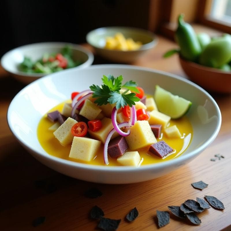Cebiche Vegano de Jackfruit: Receta con Leche de Tigre y Toque Peruano en 20 Minutos