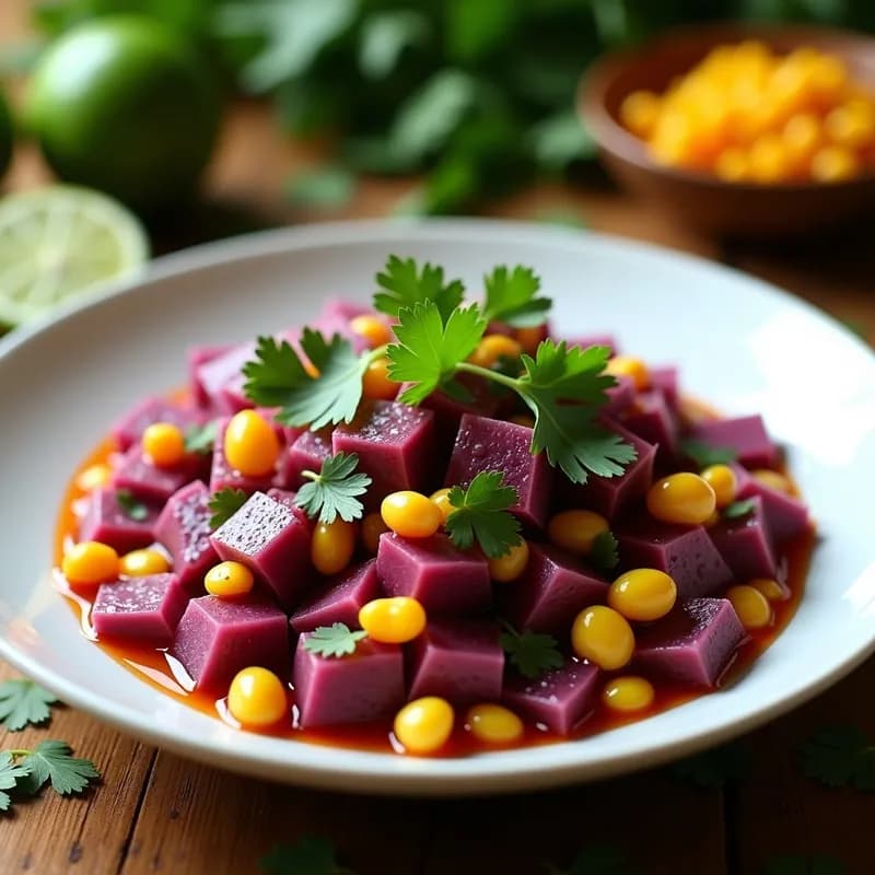 Cebiche Vegano de Mangostán y Chile: Receta Fresca con Toque Peruano en 15 Minutos